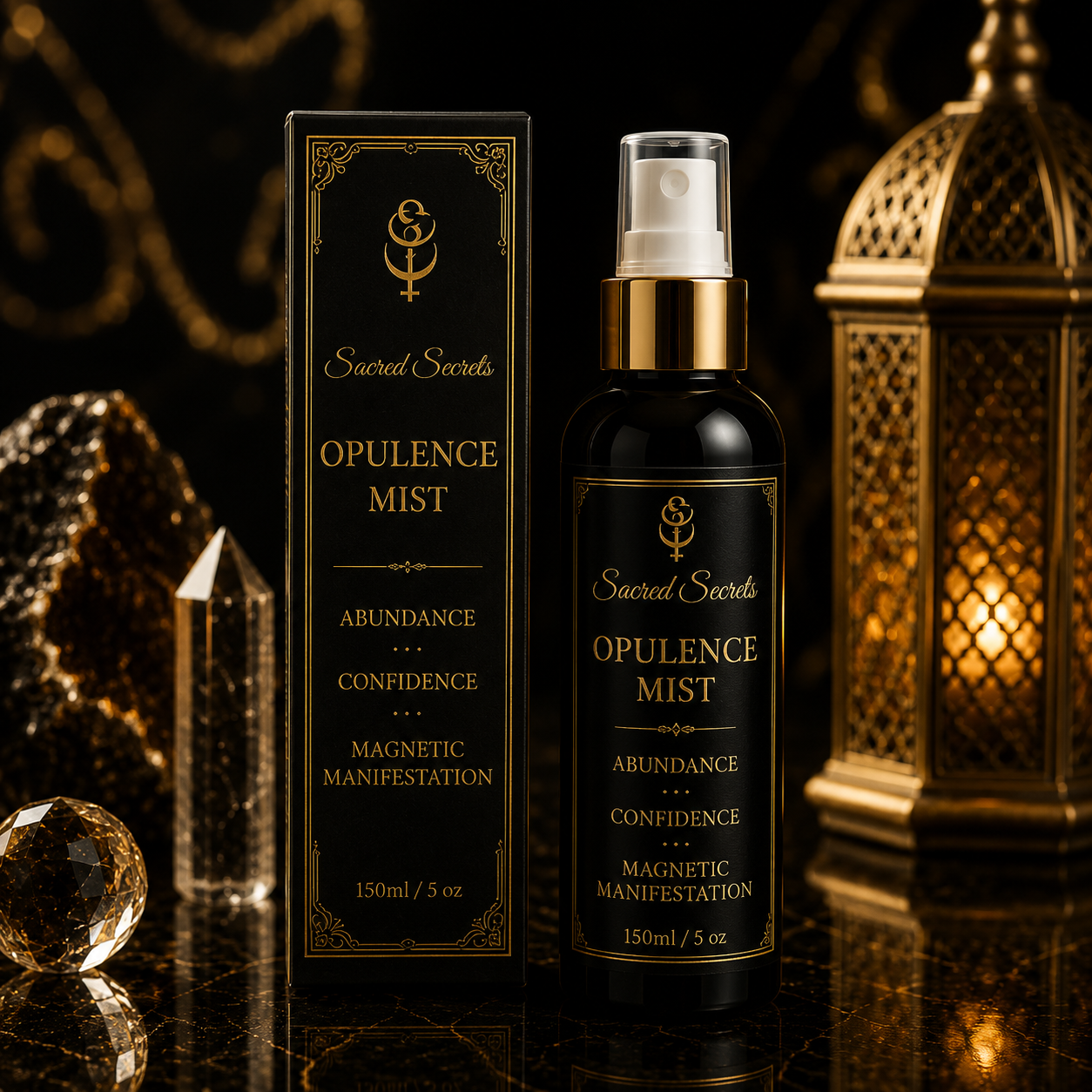Golden Fortune Opulence Mist - Luxury Ritual Spray